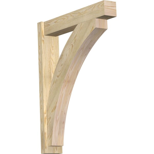Ekena Millwork Thorton Block Rough Sawn Outlooker, Douglas Fir, 6"W x 30"D x 38"H OUT06X30X38THR05RDF - main